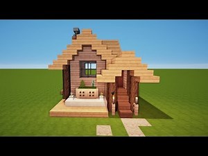 KLEINES MINECRAFT HOLZHAUS bauen TUTORIAL [HAUS 68]