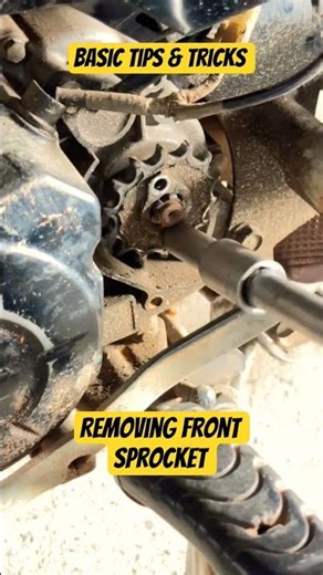 Front Sprocket Removal #frontsprocket #front #sprocket #mechanic #motorcyclerepair #viral #shorts