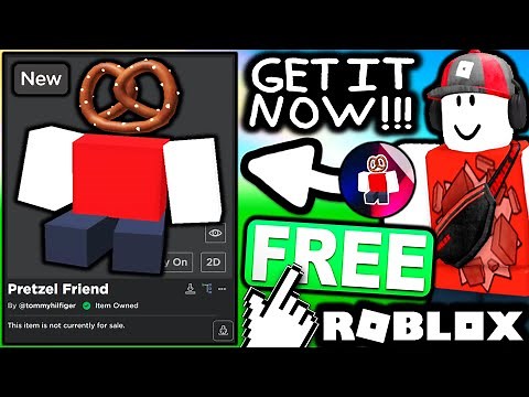 FREE ACCESSORY! HOW TO GET Pretzel Friend Sitting! (ROBLOX Tommy Play Event)