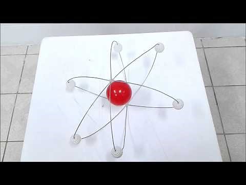 Como Fazer o ÁTOMO 3D - Tridimensional - Muito Fácil