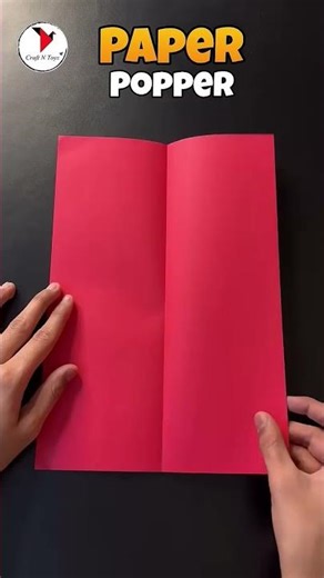 the loudest paper popper so easy to make.