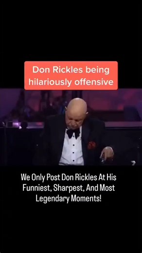 DON RICKLES on Instagram: "The King of Insult Comedy: Don Rickles (1926-2017). Relive the genius of "Mr. Warmth," the only comedian who could relentlessly insult everyone—from the biggest stars in Hollywood like Frank Sinatra, to the guy sitting in the back row—and still be adored. Don Rickles mastered the art of the affectionate jab, turning his stand-up act into a high-wire, unscripted roast where no one was safe, but everyone was laughing. Rickles' career, cemented by his legendary and unpred
