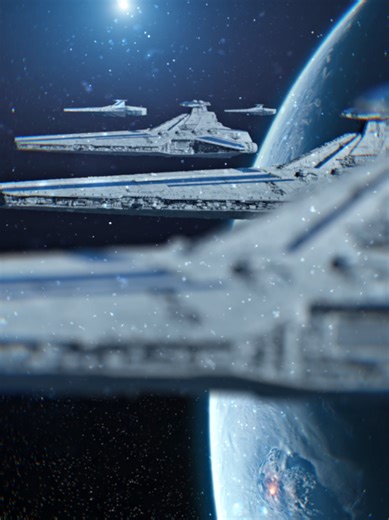 Star Wars Venator and Acclamator 3D Render Showcase
