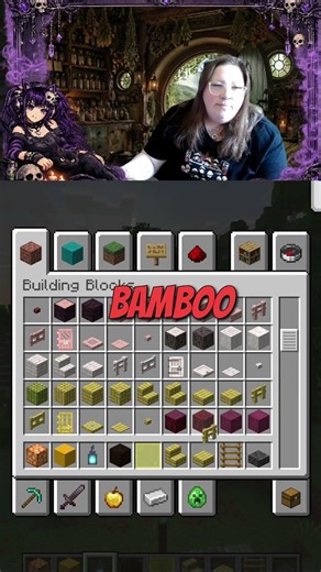 Building with Bamboo Shroom Home: Creative Minecraft Ideas! #shorts