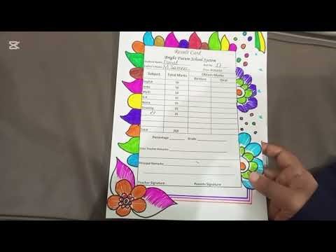 Result Card Display Ideas for Different Grades|Interactive Result Card Decor for Parents