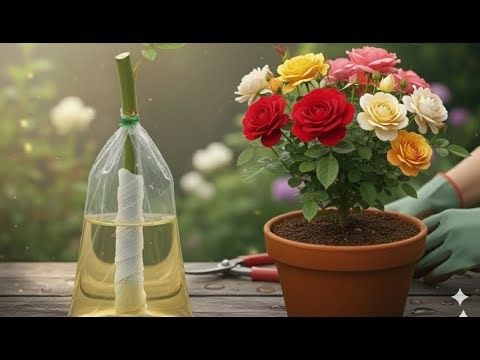 They Didn’t Believe This! Rose Cuttings Root Strongly With Just One Simple Step!