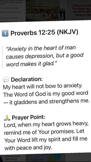 Scriptures & Prayer Points on Discouragement and Heaviness (Part 1)