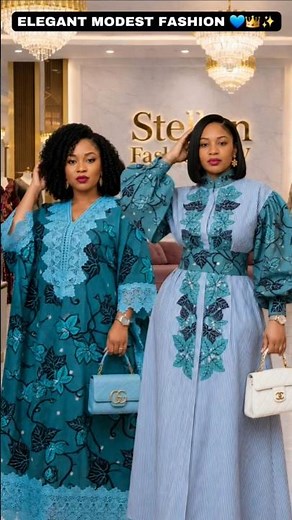 Latest Modest African Fashion 2026 💙 | Elegant Luxury Dresses for Classy Women #shorts