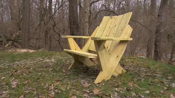 The easiest way to build a modern Adirondack chair yourself