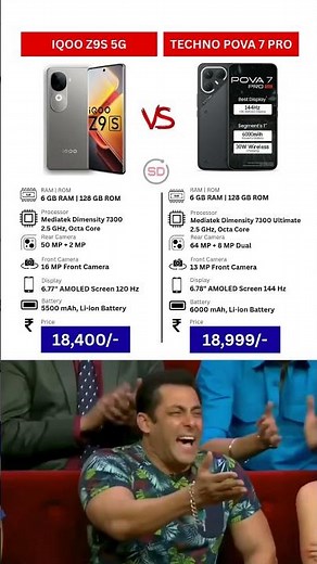 POVA 7 Pro vs iQOO Z9s 5G #technews