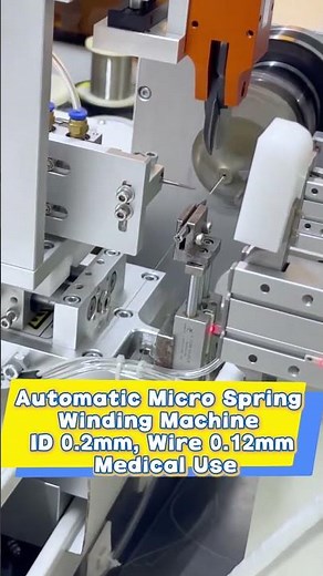 Automatic Fine Core Spring Winding Machine | Medical Industry Application