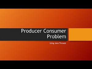 Producer consumer problem using java threads