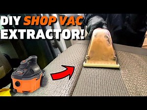 How to Turn Your Shop Vac into a Carpet Extractor! DIY Auto Detailing Extractor