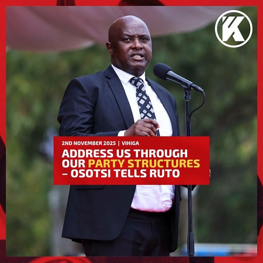 I would like to ask President Ruto to address us through our party structures. Some MPs like Jalang’o and Elisha were chased from ODM, so they can’t speak on behalf of the party - ODM Deputy party leader Osotsi | Kenyans.co.ke