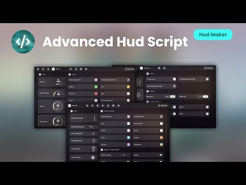Advanced HUD System (HUD Maker) [Standalone] [ESX] [QBCore] [Qbox] | Fivem Script