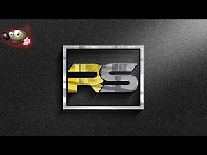🔥 RS Logo Design in GIMP – Create Stunning Metallic Letter R S Logo