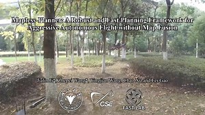 无需地图进行路径规划: 鲁棒快速的无人机自主飞行地图融合规划策略