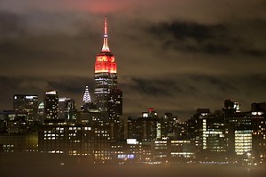Here's why the entire New York skyline is turning red this Thursday