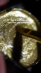 85K views · 1.6K reactions | Doing a smokey eye tonight? Add a thin gold wing at the end. Thank us later. Products used: Black Primer + Silken Glow + Mixing Medium. #questionbeauty #nzbrand #nzbusiness #eyeshadow #creativity #makeup #makeuptutorial | Question Beauty | Facebook