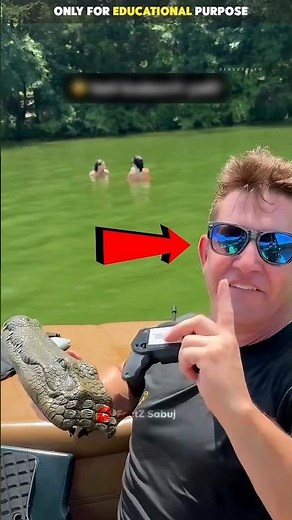 Remote Control Crocodile Prank Gone WRONG 😂🐊 #shorts