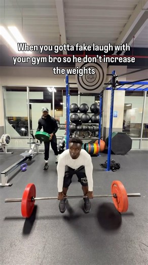 POV: You Gotta Fake Laugh So Your Gym Bro Doesn’t Add More Weight 💀😭