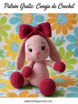 🐰 Patrón Gratuito de Conejita Pink Amigurumi - Teje Paso a Paso #patrongratuito #crochet #amigurumi
