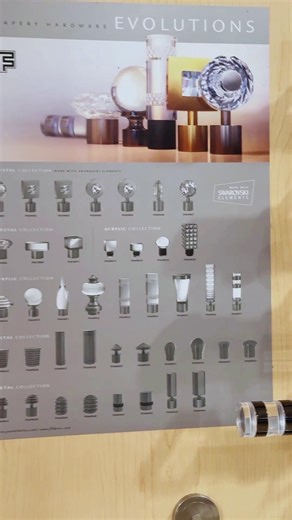 Think of drapery hardware as jewellery for your windows. We often focus so much on the fabric that we forget the impact of the perfect rod and finial. From sleek gold tones to modern acrylic and crystal details, the right hardware elevates the entire room. We are loving these collections that prove the smallest details often make the biggest statement.