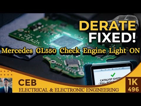 Mercedes GL550 2008 Catalyst OFF | Check engine light ON, Car in derate mode