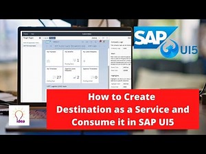 How To Create Destination As A Service and Consume It In SAP UI5 | SAP | UI5