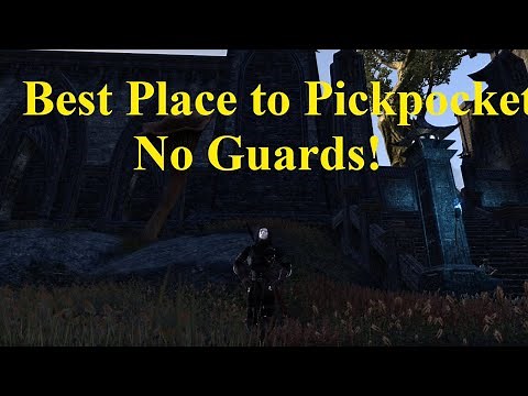 ESO BEST Location to Pickpocket! No Guards!
