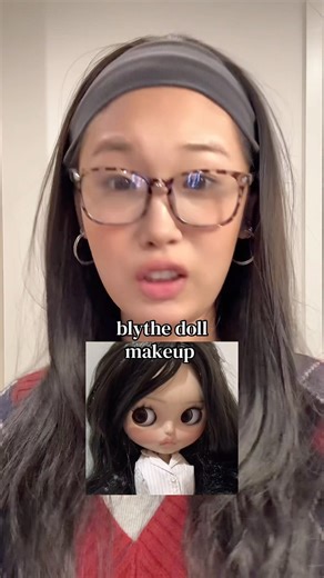 blythe doll makeup transformation!