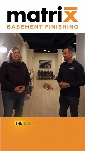 Homeowners Rave About Matrix Basements 🏡✨ #transformyourhome #basementrenovation