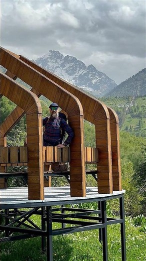 STAIRWAY IN THE MOUNTAINS