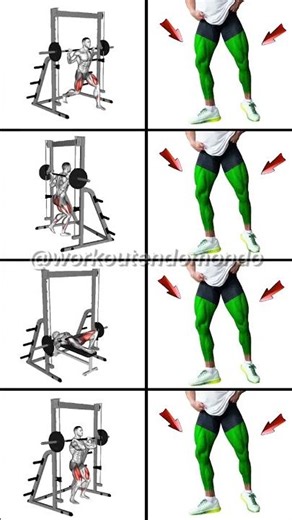 Leg Strength Workout Using the Smith Machine