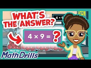 Practice Multiplying by 4’s! | Meet the Math Drills - Multiplication | Preschool Prep Company