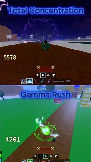 Control V move Damage comparison