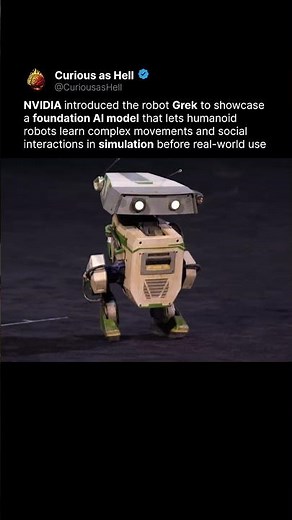 NVIDIA’s Adorable AI Powered Droid 🟢