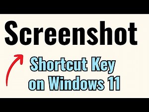 Shortcut Key For Screenshot on Windows 11