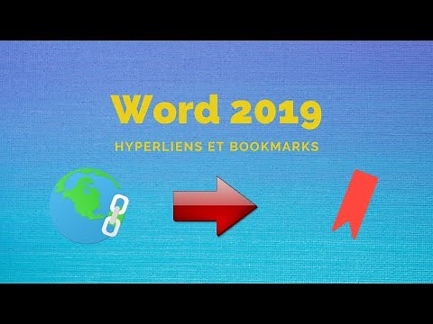Word 2019 Hyperlinks and Bookmarks
