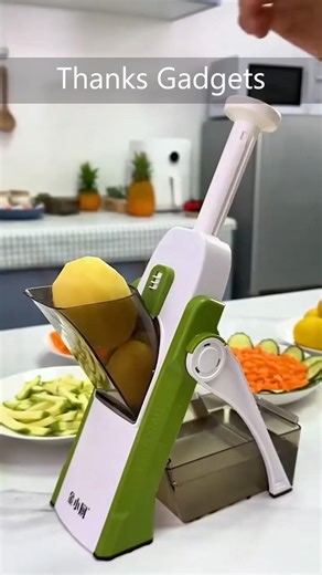 Multipurpose Mandoline Vegetable Slicer 🥕🔪 | Fast & Easy Cutter for Kitchen 🍅✨