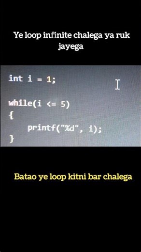 Will This Loop Ever Stop ? 🛑 Most Beginners Miss This #shorts #loop #infinite