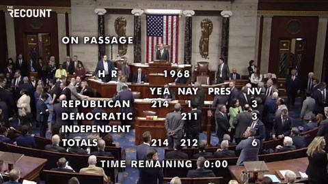 217-213: House passes a CR to fund the federal government through Sept. 30 and avoid a government shutdown.