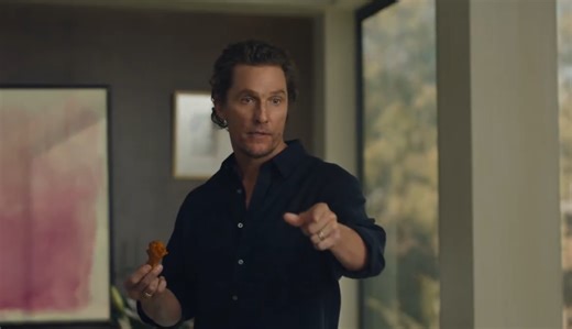 Matthew McConaughey, Charli XCX, Martha Stewart and Greta Gerwig star in Uber Eats' Super Bowl commercial