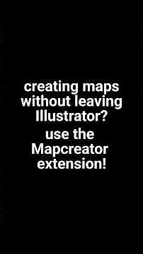 Create maps directly in Adobe Illustrator