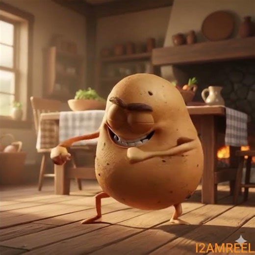dancing potato #funny #potato #shorts #animation