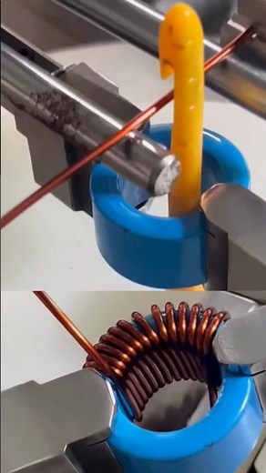 Automatic Copper Wire Winding - Satisfying and Quick
