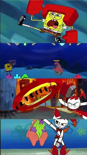 Epic Clash: Blue vs Red Patrick Star in Friday Night Funkin' 5 - FNF Mobile Game #FNF #PatrickStar