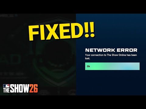 How to Fix MLB The Show 26 Network Error (EASY)