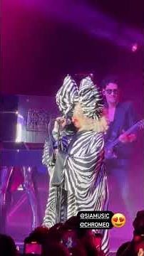 Sia performs 'I Forgive You' remix with ‪@chromeo‬