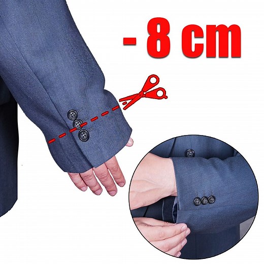 Comment raccourcir les manches d'une veste sans tailleur - manière simple et rapide ! | Miarti - Idées créatives